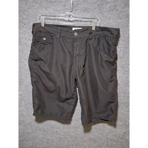 True Religion Swimwear Shorts Mens 36W Black Swim Trunks Beach Casual